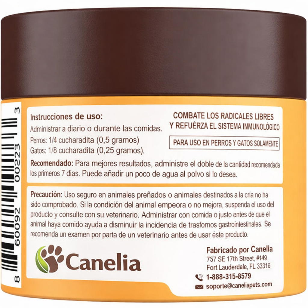 Complemento Natural de Hongos CANELIA