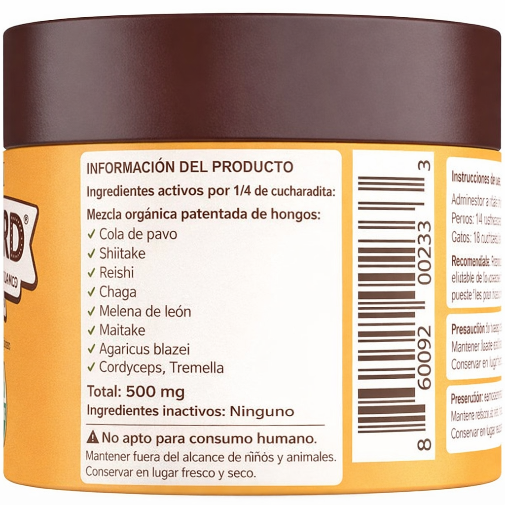 Complemento Natural de Hongos CANELIA