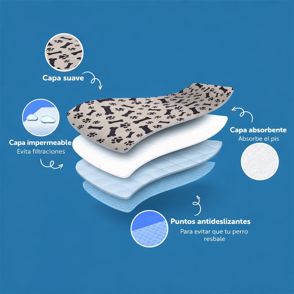 Manta absorbente reutilizable CANELIA™